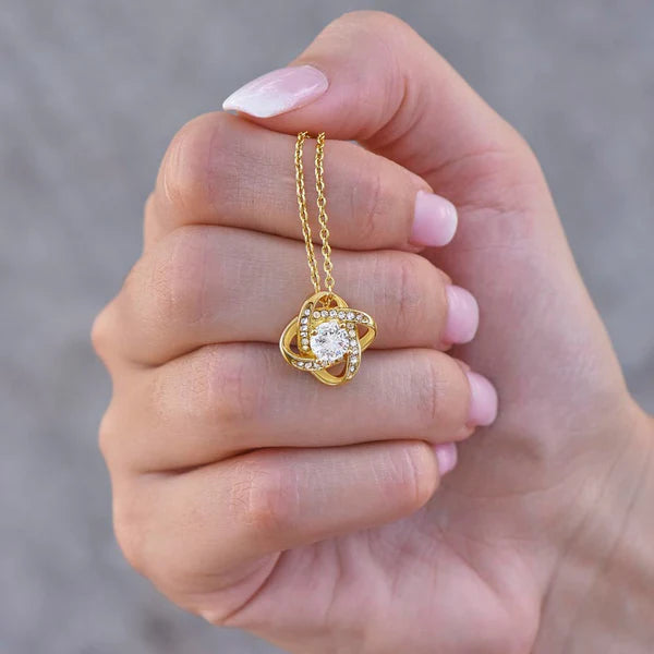 White Gold Necklace With Real Rose